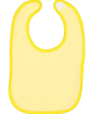 RS1004 Rabbit Skins Infant Jersey Contrast Trim Ve in Banana/ yellow