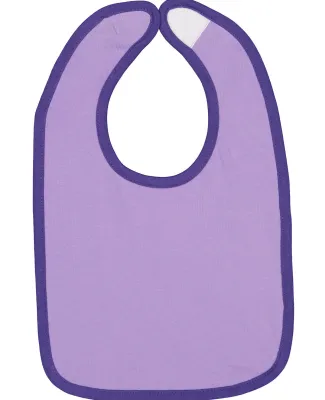 RS1004 Rabbit Skins Infant Jersey Contrast Trim Ve in Lavender/ purple
