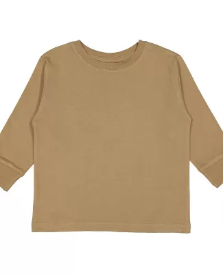 RS3302 Rabbit Skins Toddler Fine Jersey Long Sleev in Coyote brown
