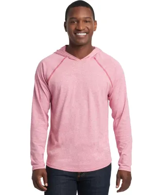 2021 Next Level Unisex Mock Twist Raglan Hoodie TECH PINK