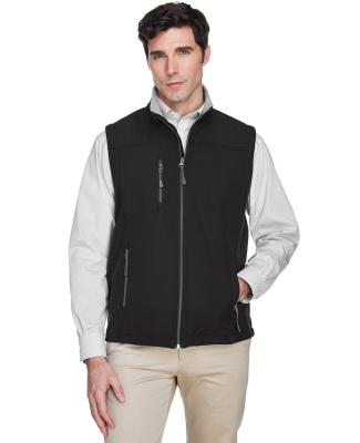 D996 Devon & Jones Men's Soft Shell Vest in Black