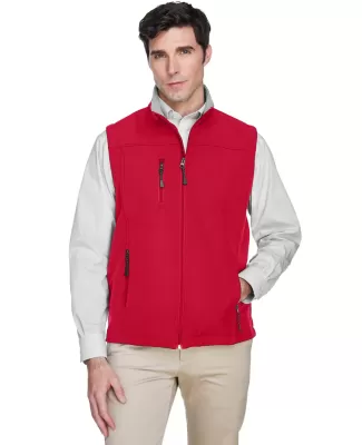 D996 Devon & Jones Men's Soft Shell Vest RED