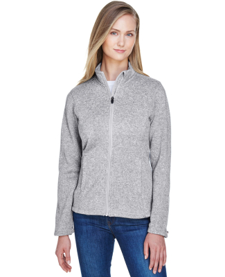 DG793W Devon & Jones Ladies' Bristol Full-Zip Swea in Grey heather