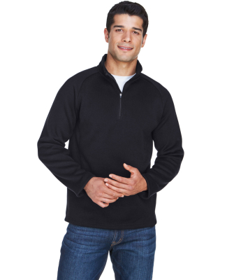 DG792 Devon & Jones Adult Bristol Sweater Fleece Q in Black