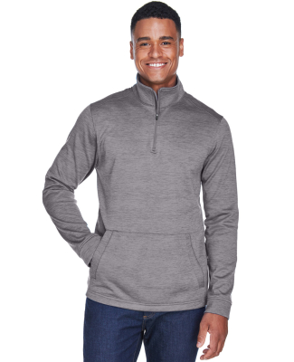 DG798 Devon & Jones Men's Newbury Mélange Fleece  in Dark grey heathr