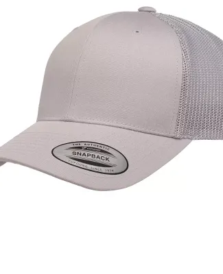 6606 Yupoong Retro Trucker Cap SILVER