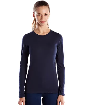 US Blanks US190 Women's Long Sleeve Tee NAVY BLUE