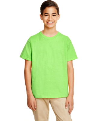 Gildan 64500B SoftStyle Youth Short Sleeve T-Shirt in Lime