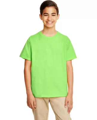 Gildan 64500B SoftStyle Youth Short Sleeve T-Shirt in Lime
