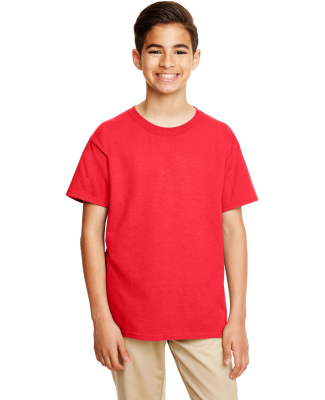 Gildan 64500B SoftStyle Youth Short Sleeve T-Shirt in Red