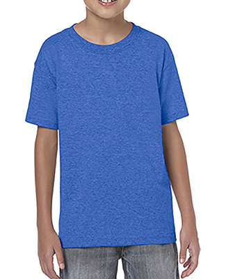 Gildan 64500B SoftStyle Youth Short Sleeve T-Shirt in Royal