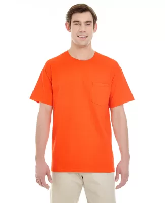 Gildan 5300 Heavy Cotton T-Shirt with a Pocket in Orange