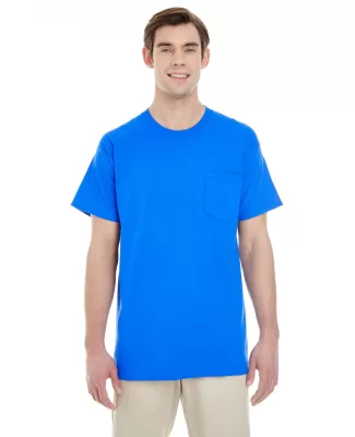 Gildan 5300 Heavy Cotton T-Shirt with a Pocket in Royal
