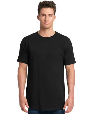 Next Level 3602 Cotton Long Body Crew in Black