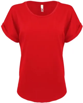 Next Level 6360 Women's Roll Sleeve Dolman RED