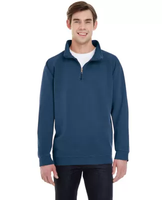 Comfort Colors 1580 Quarter Zip Sweatshirt in True navy