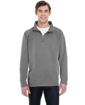 Comfort Colors 1580 Quarter Zip Sweatshirt in Grey