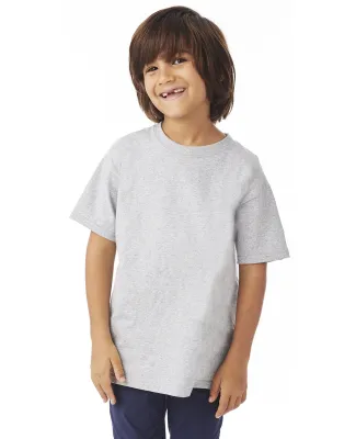 Champion T435 Youth Short Sleeve Tagless T-Shirt in Light steel
