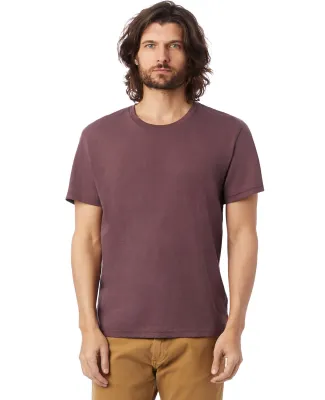 Alternative 6005 Organic Crewneck T-Shirt in Dark plum