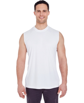 UltraClub 8419 Adult Cool & Dry Sport Performance  WHITE