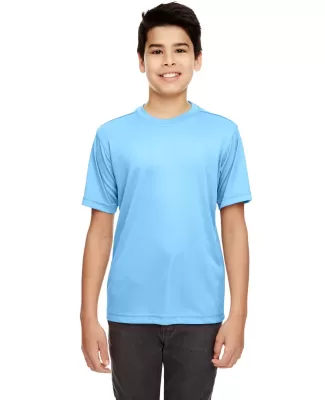 UltraClub 8620Y Youth Cool & Dry Basic Performance COLUMBIA BLUE