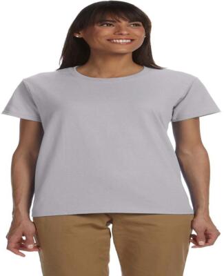 2000L Gildan Ladies' 6.1 oz. Ultra Cotton® T-Shir in Sport grey