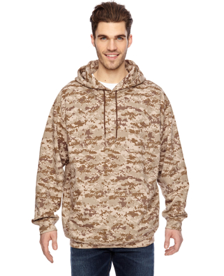 3969 Code V Camouflage Pullover Hooded Sweatshirt  in Sand digital