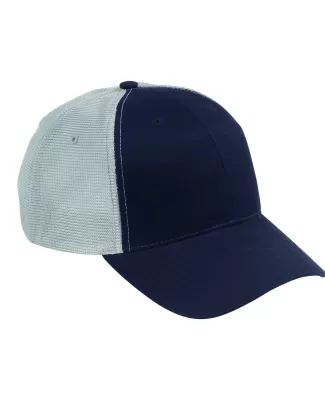 OSTM Big Accessories Old School Baseball Cap with  in Navy/ grey