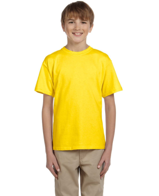 3931B Fruit of the Loom Youth 5.6 oz. Heavy Cotton in Yellow