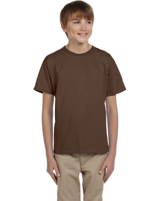 3931B Fruit of the Loom Youth 5.6 oz. Heavy Cotton in Chocolate