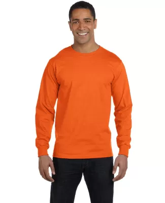 8400 Gildan 5.6 oz. Ultra Blend® 50/50 Long-Sleev in S orange