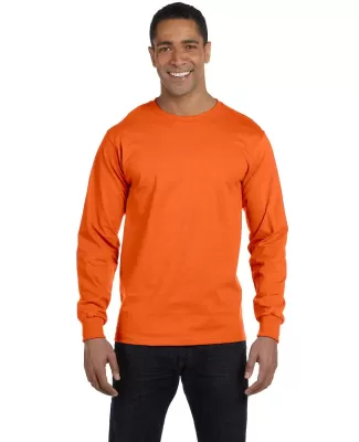 8400 Gildan 5.6 oz. Ultra Blend® 50/50 Long-Sleev in Orange