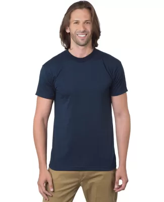 Bayside 1701 USA-Made 50/50 Short Sleeve T-Shirt in Navy
