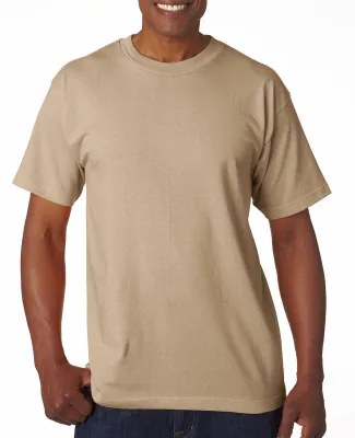 Bayside BA5100 Adult Adult Short-Sleeve Tee in Sand