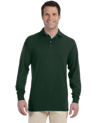 Jerzees 437MLR SpotShield Long Sleeve Jersey Sport in Forest green