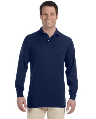 Jerzees 437MLR SpotShield Long Sleeve Jersey Sport in J navy