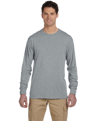 Jerzees 21MLR Dri-Power Sport Long Sleeve T-Shirt in Athletic heather