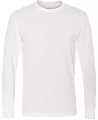 Jerzees 21MLR Dri-Power Sport Long Sleeve T-Shirt WHITE