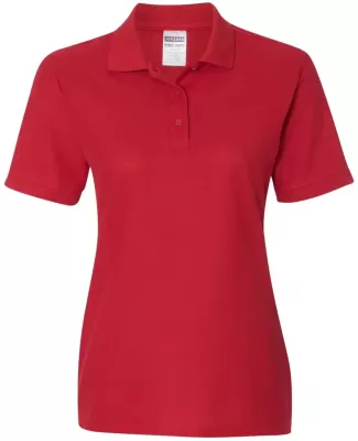 Jerzees 537WR Easy Care Women's Pique Sport Shirt TRUE RED