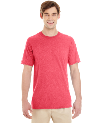 Jerzees 601MR Dri-Power Active Triblend T-Shirt in Fiery red hthr