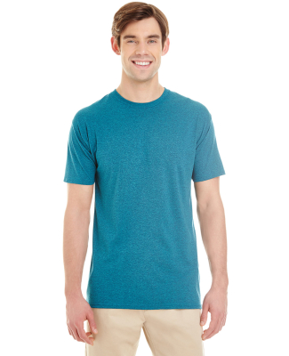 Jerzees 601MR Dri-Power Active Triblend T-Shirt in Mosaic blue hthr