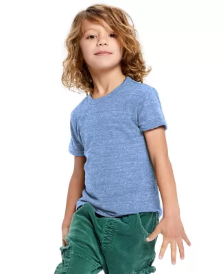 Toddler Tri-Blend Crewneck T-Shirt in Tri blue