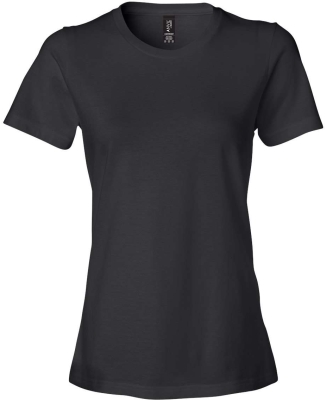 Anvil 880 Women's Lightweight Ringspun T-Shirt BLACK