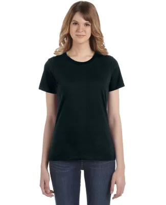 Anvil 880 Women's Lightweight Ringspun T-Shirt in Black