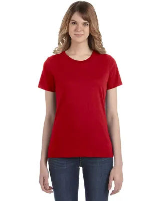 Anvil 880 Women's Lightweight Ringspun T-Shirt in True red