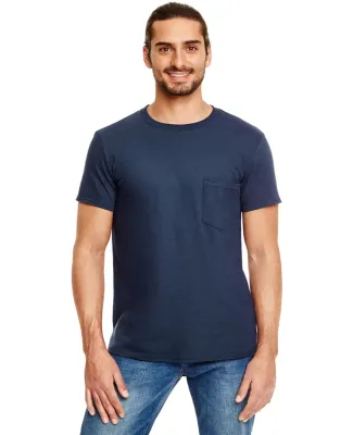 ANVIL 983 Lightweight Pocket T-Shirt NAVY