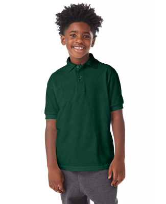52 054Y Youth EcosmartÂ® Jersey Sport Shirt in Deep forest