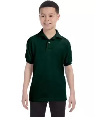 52 054Y Youth EcosmartÂ® Jersey Sport Shirt in Deep forest