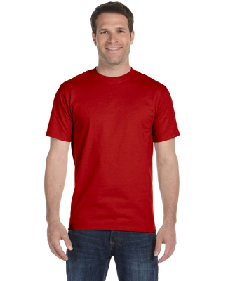 Hanes 518T Beefy-T Tall T-Shirt in Deep red