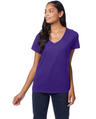 S04V Nano-T Women's V-Neck T-Shirt in Purple